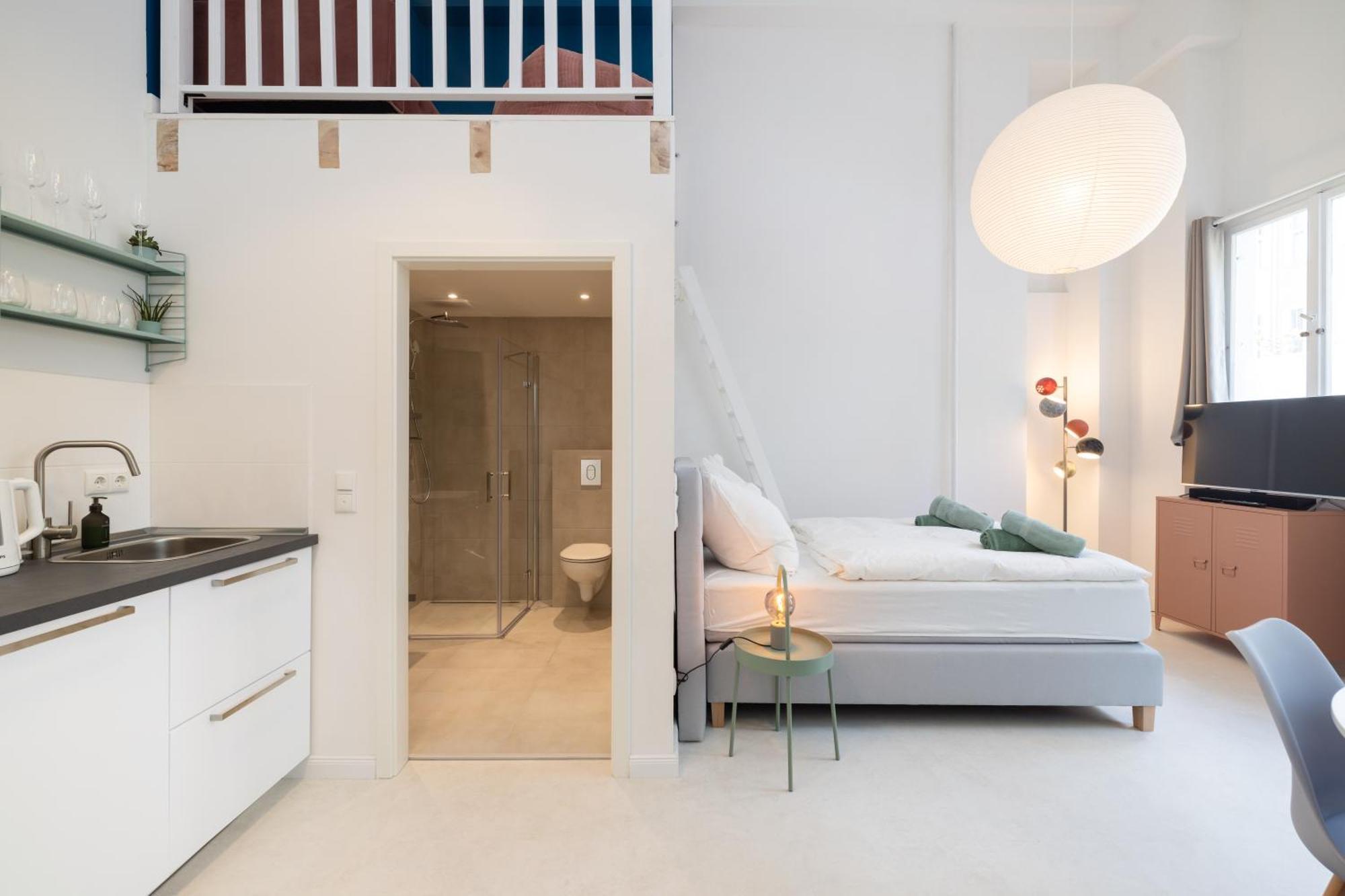 Great 2-Room Loft With 2 Bathrooms And 2 Kitchen برلين المظهر الخارجي الصورة