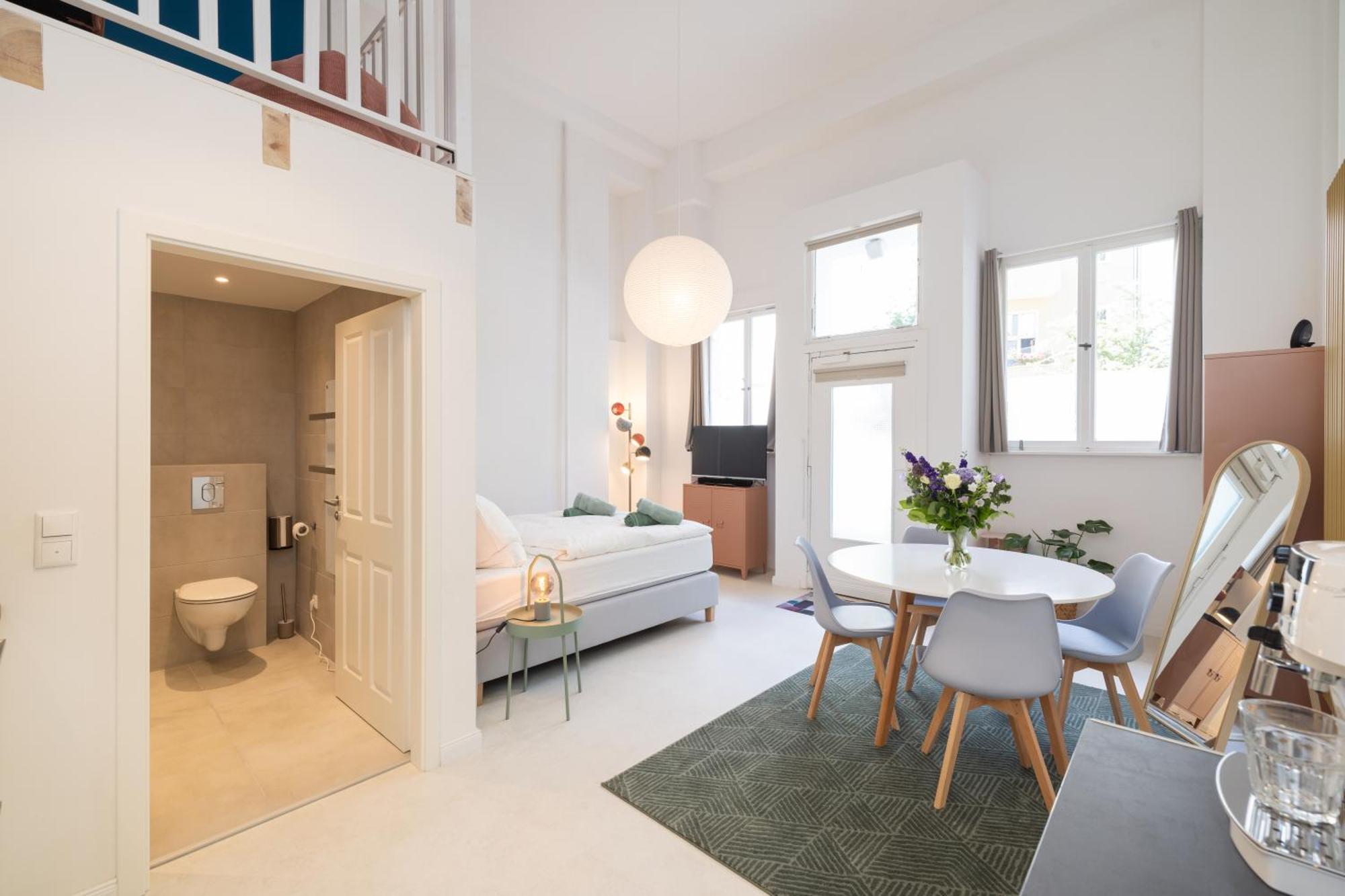 Great 2-Room Loft With 2 Bathrooms And 2 Kitchen برلين المظهر الخارجي الصورة