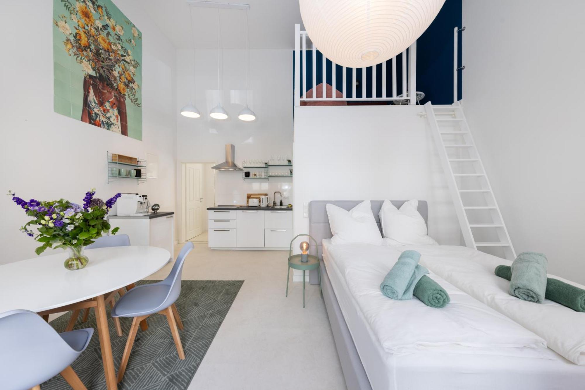 Great 2-Room Loft With 2 Bathrooms And 2 Kitchen برلين المظهر الخارجي الصورة