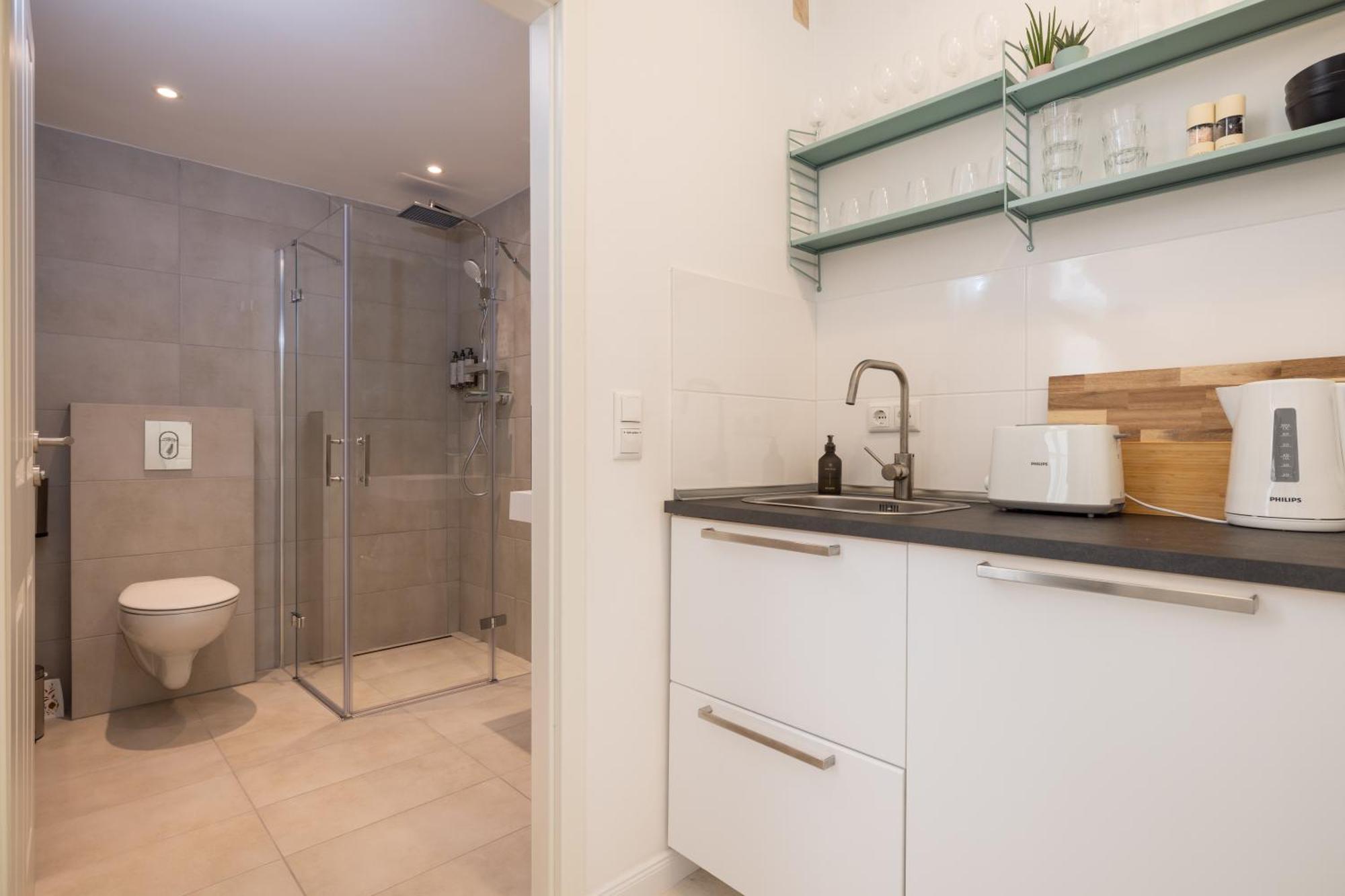 Great 2-Room Loft With 2 Bathrooms And 2 Kitchen برلين المظهر الخارجي الصورة