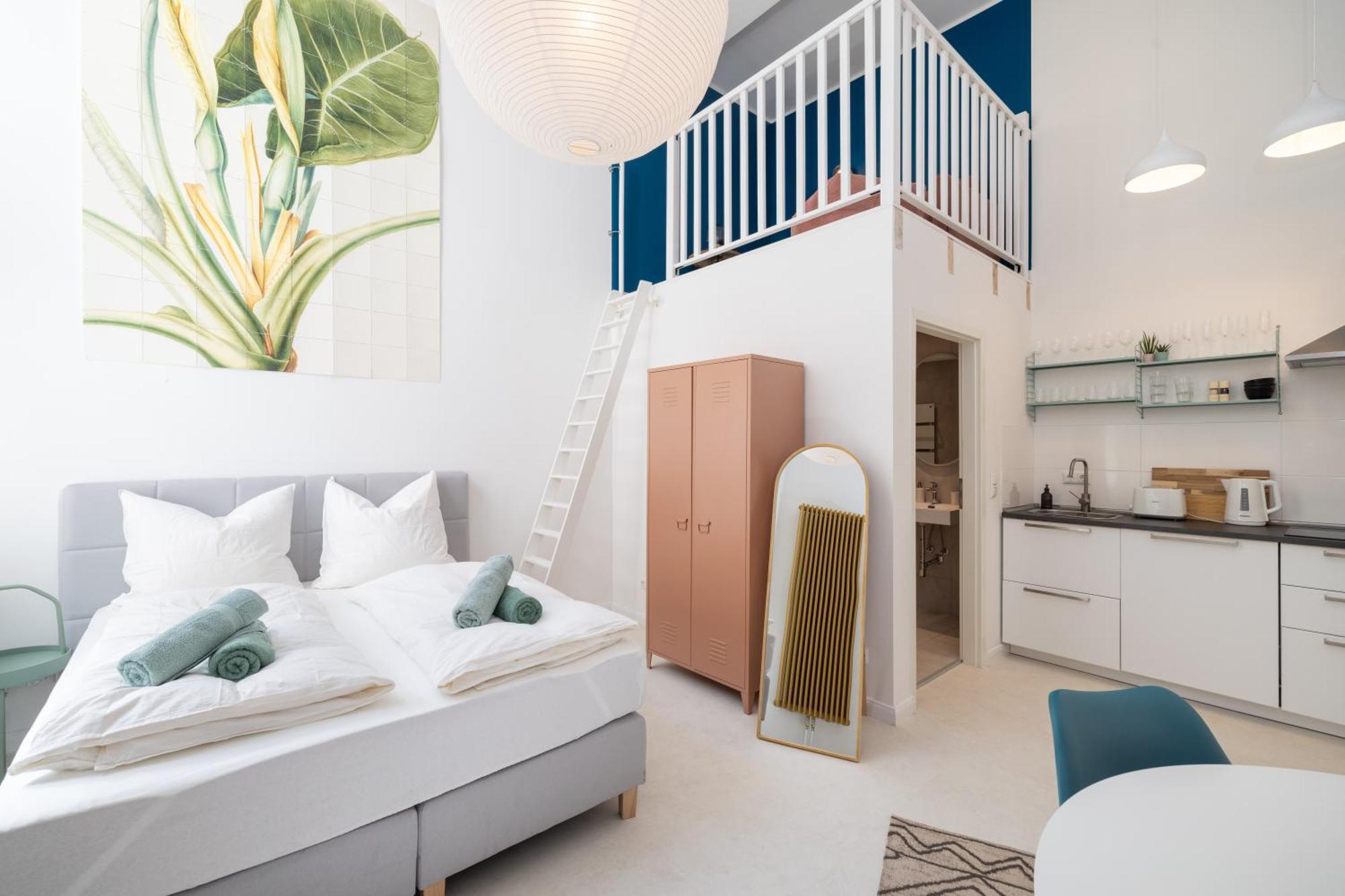 Great 2-Room Loft With 2 Bathrooms And 2 Kitchen برلين المظهر الخارجي الصورة