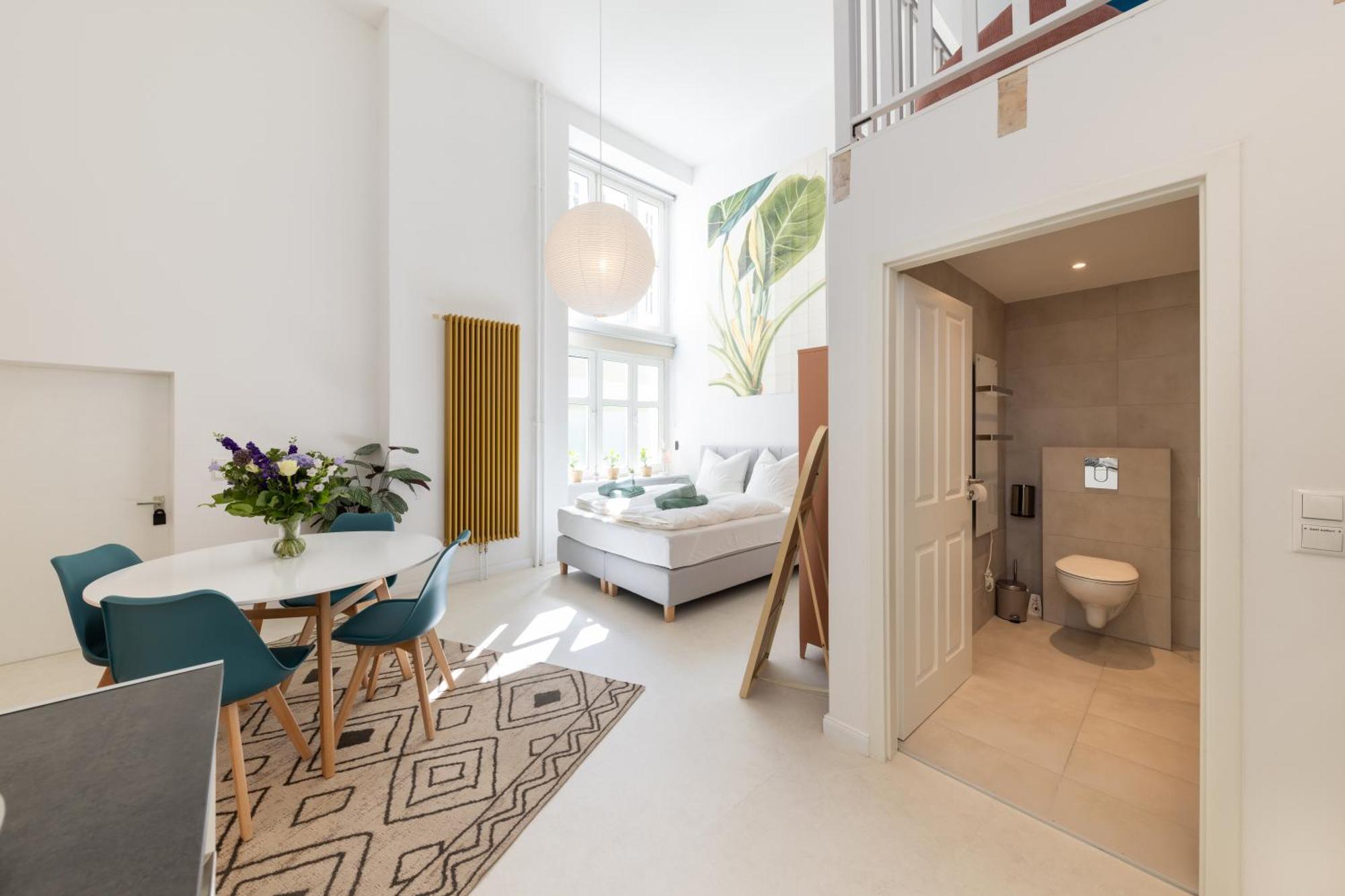 Great 2-Room Loft With 2 Bathrooms And 2 Kitchen برلين المظهر الخارجي الصورة