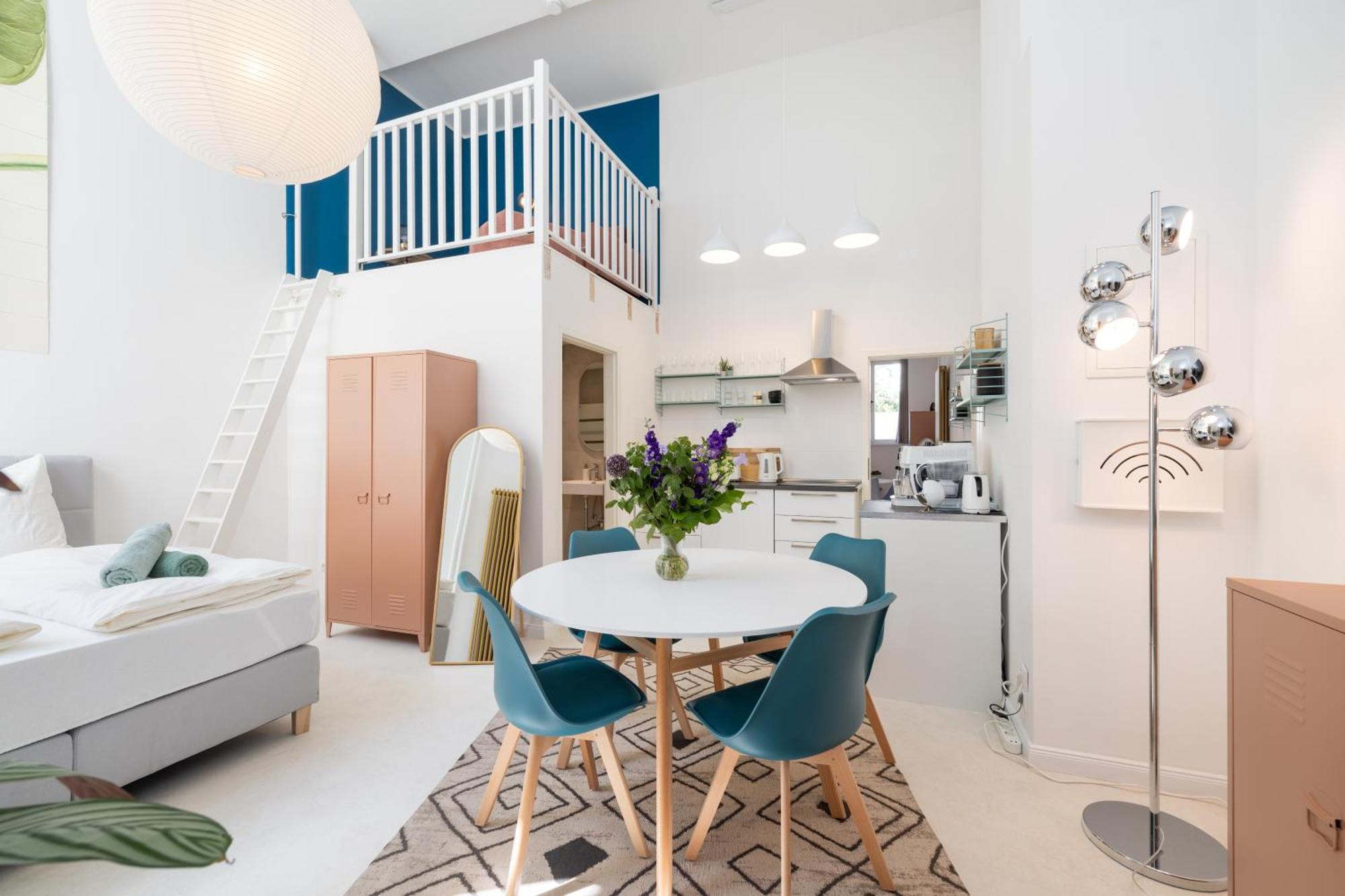 Great 2-Room Loft With 2 Bathrooms And 2 Kitchen برلين المظهر الخارجي الصورة